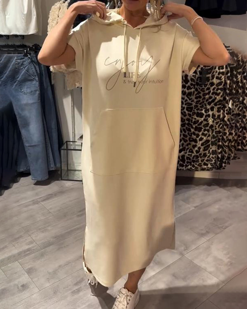 Bridget - Casual Hoodie Dress